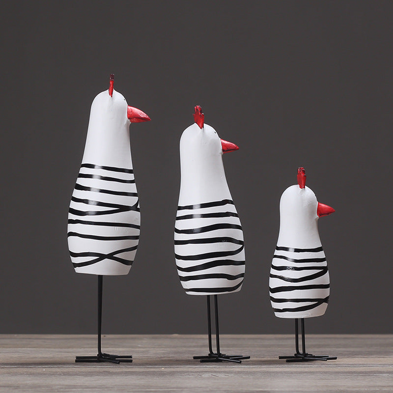 Decorative Chicken Sculptures Homeandso