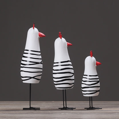 Decorative Chicken Sculptures Homeandso