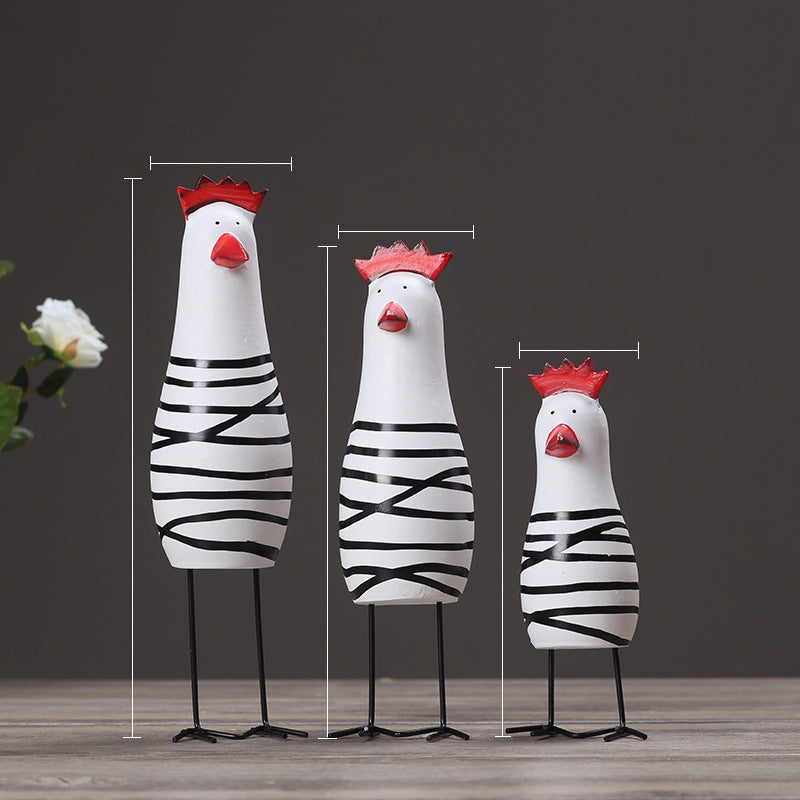 Decorative Chicken Sculptures Homeandso