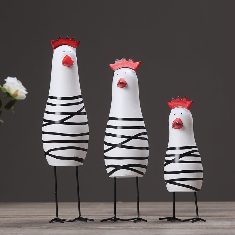 Decorative Chicken Sculptures Homeandso