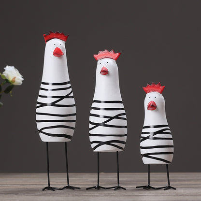 Decorative Chicken Sculptures Homeandso