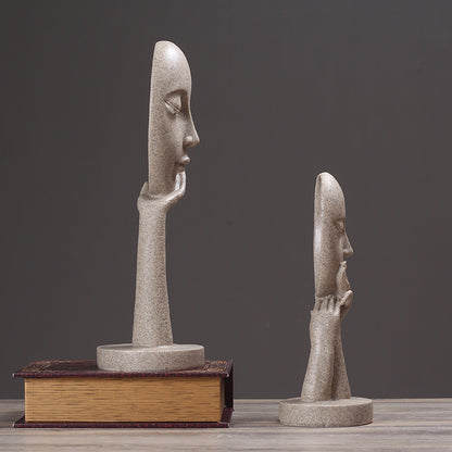 Artistic Abstract Face Sculpture Homeandso