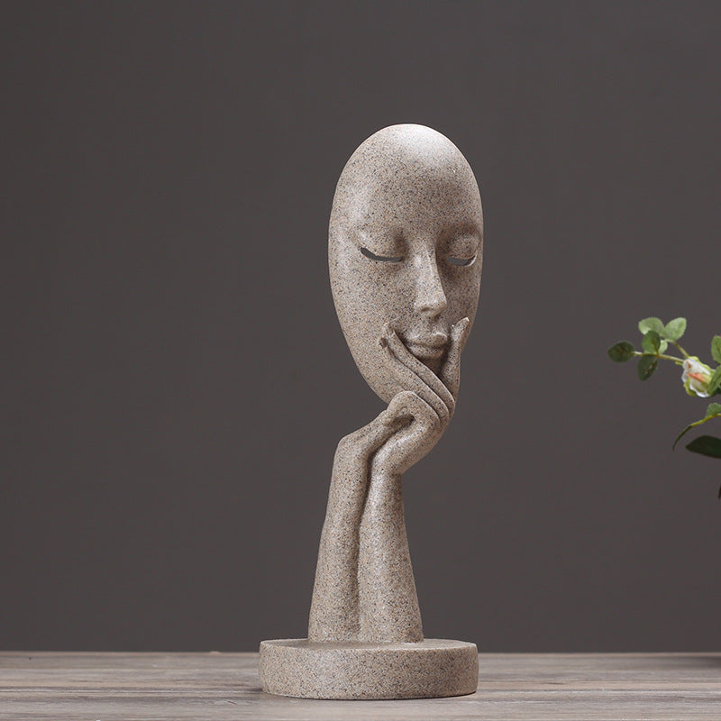 Artistic Abstract Face Sculpture Homeandso