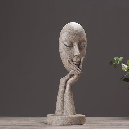 Artistic Abstract Face Sculpture Homeandso