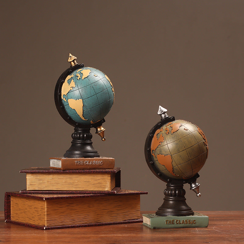 Decorative Antique Globe Sculpture Homeandso