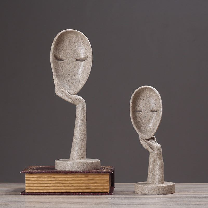 Artistic Abstract Face Sculpture Homeandso