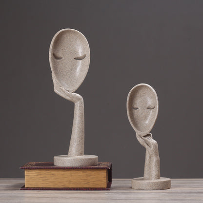 Artistic Abstract Face Sculpture Homeandso