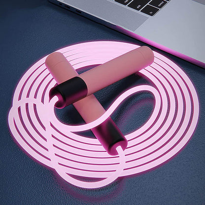 LED glowing jump rope