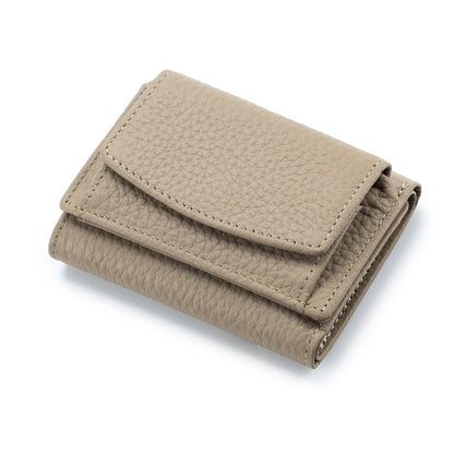 Handcrafted RFID wallet made of soft leather