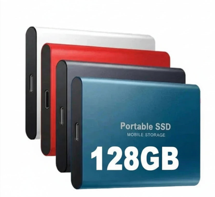 Portable SSD external hard drive with high-speed data transfer and compact design