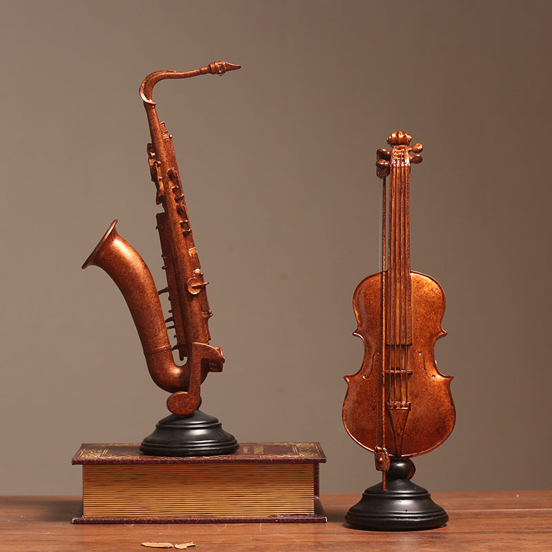 Decorative Violin Figurine Homeandso
