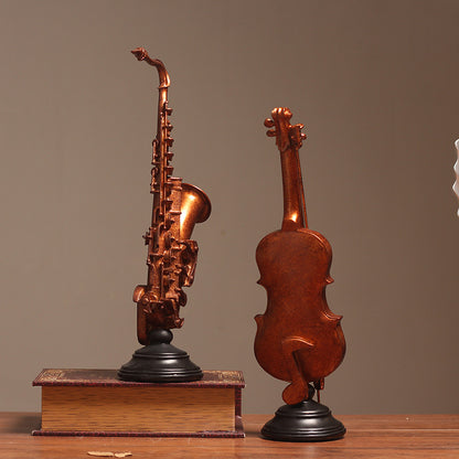 Decorative Violin Figurine Homeandso