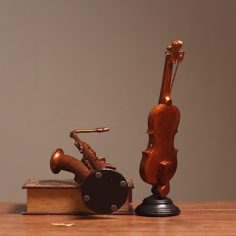 Decorative Violin Figurine Homeandso