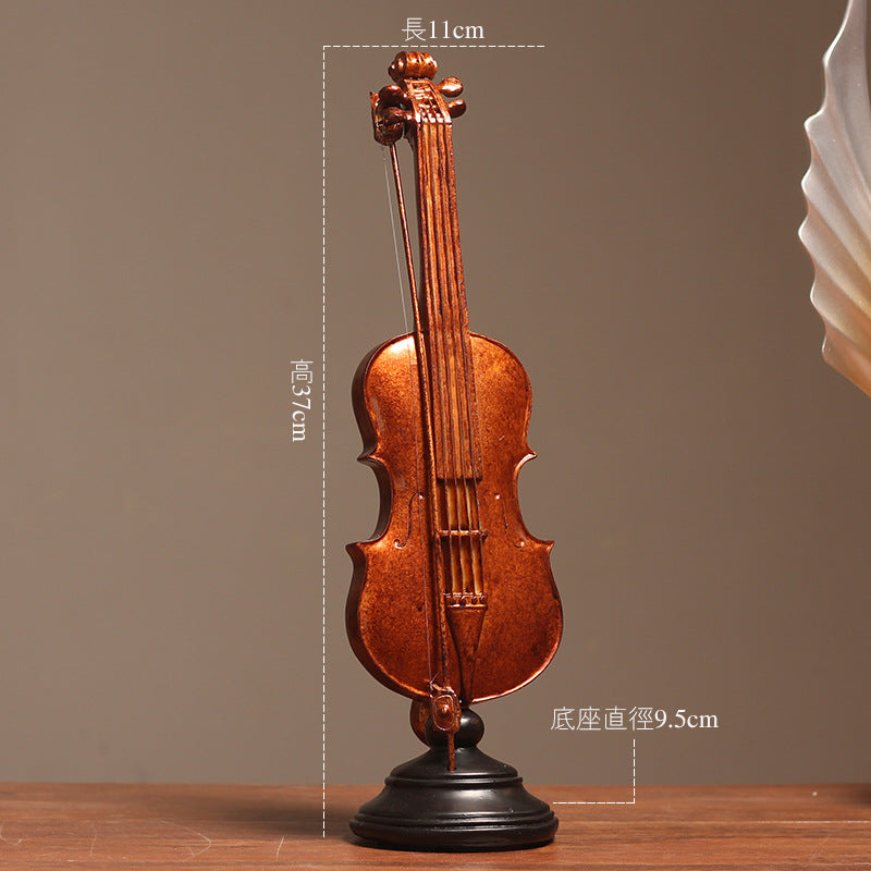 Decorative Violin Figurine Homeandso