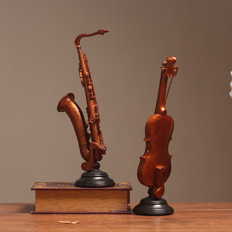 Decorative Violin Figurine Homeandso