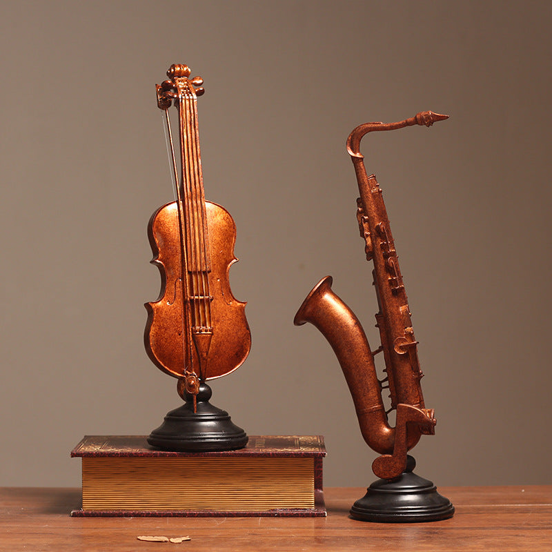 Decorative Violin Figurine Homeandso