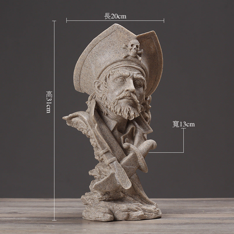 Pirate Captain Figurine Homeandso