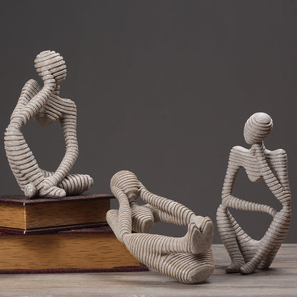 Abstract Sitting Figurine Homeandso