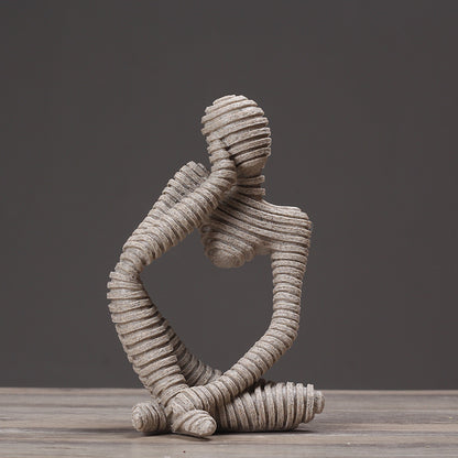 Abstract Sitting Figurine Homeandso