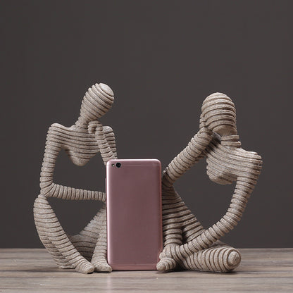 Abstract Sitting Figurine Homeandso