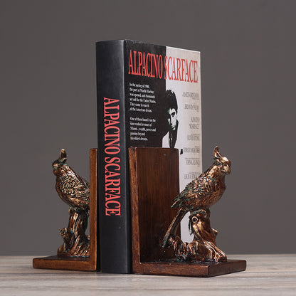 Decorative Parrot Bookends Homeandso