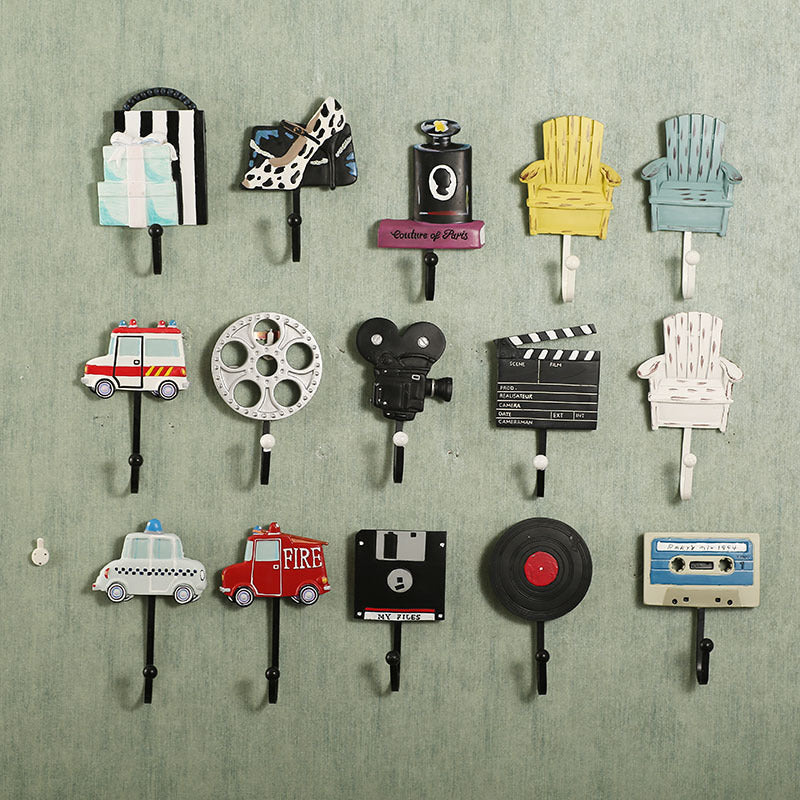 Decorative Vehicle-Themed Wall Hooks Homeandso