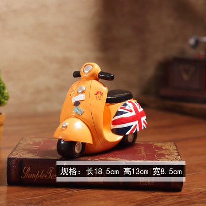 Vintage Scooter Figurine Homeandso