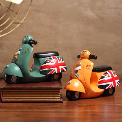 Vintage Scooter Figurine Homeandso