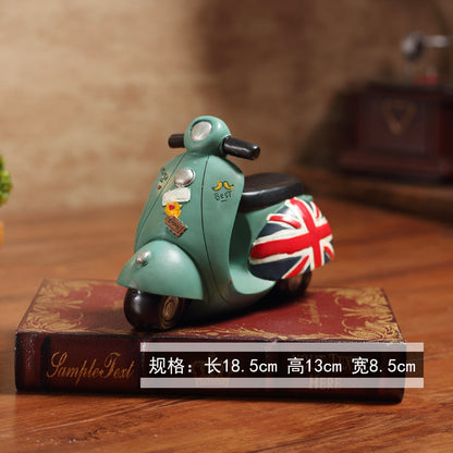 Vintage Scooter Figurine Homeandso