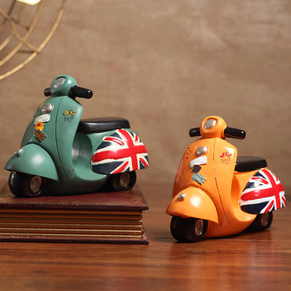 Vintage Scooter Figurine Homeandso
