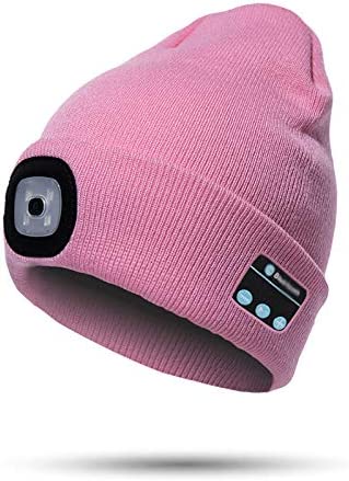 Bluetooth beanie with light Wireless headphones
