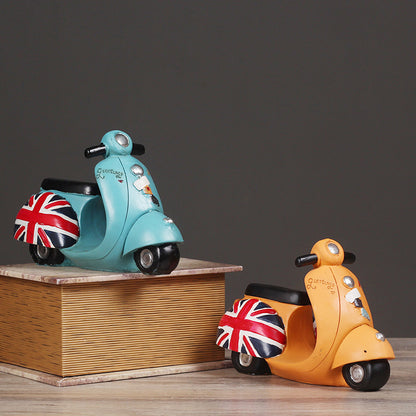 Vintage Scooter Figurine Homeandso