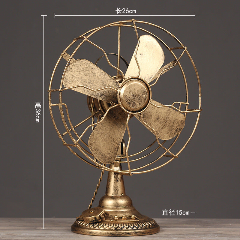 Vintage Table Fan Sculpture Homeandso
