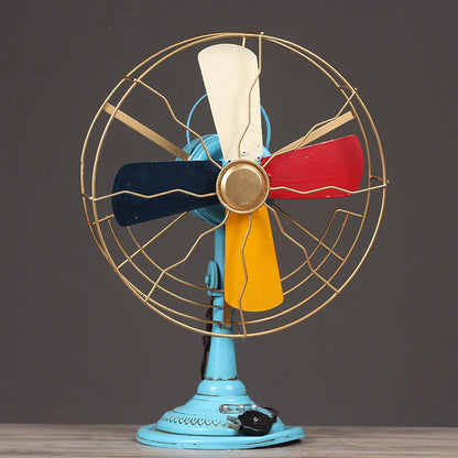 Vintage Table Fan Sculpture Homeandso