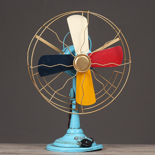 Vintage Table Fan Sculpture Homeandso