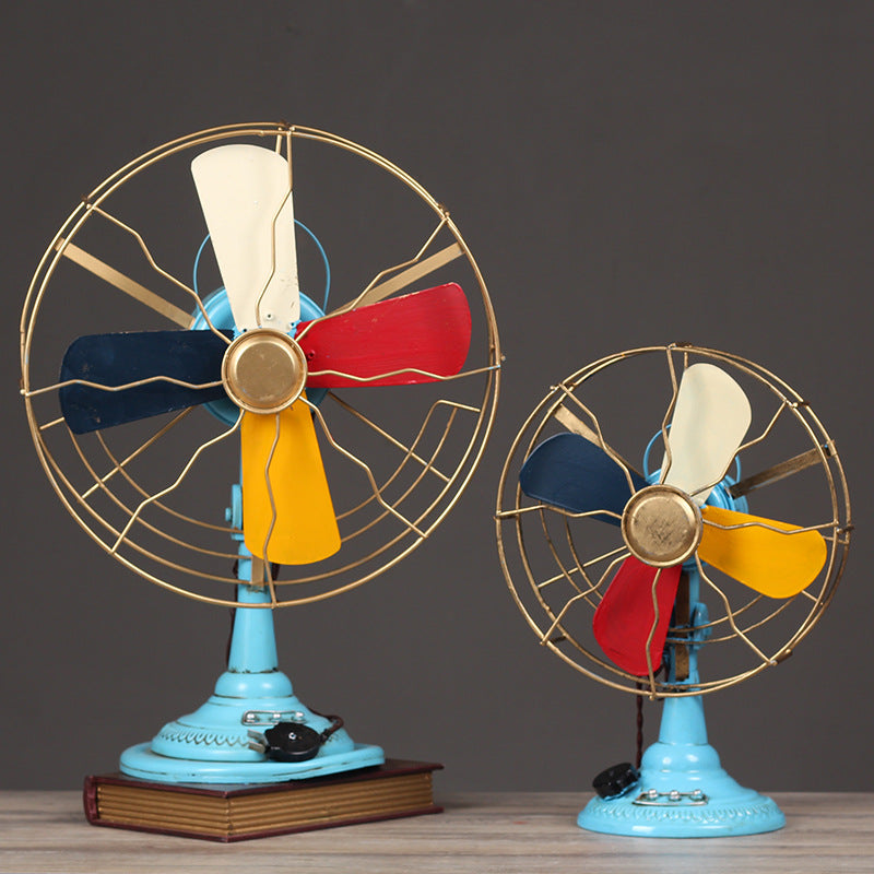 Vintage Table Fan Sculpture Homeandso