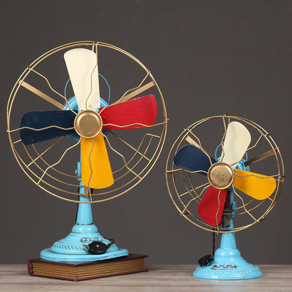 Vintage Table Fan Sculpture Homeandso