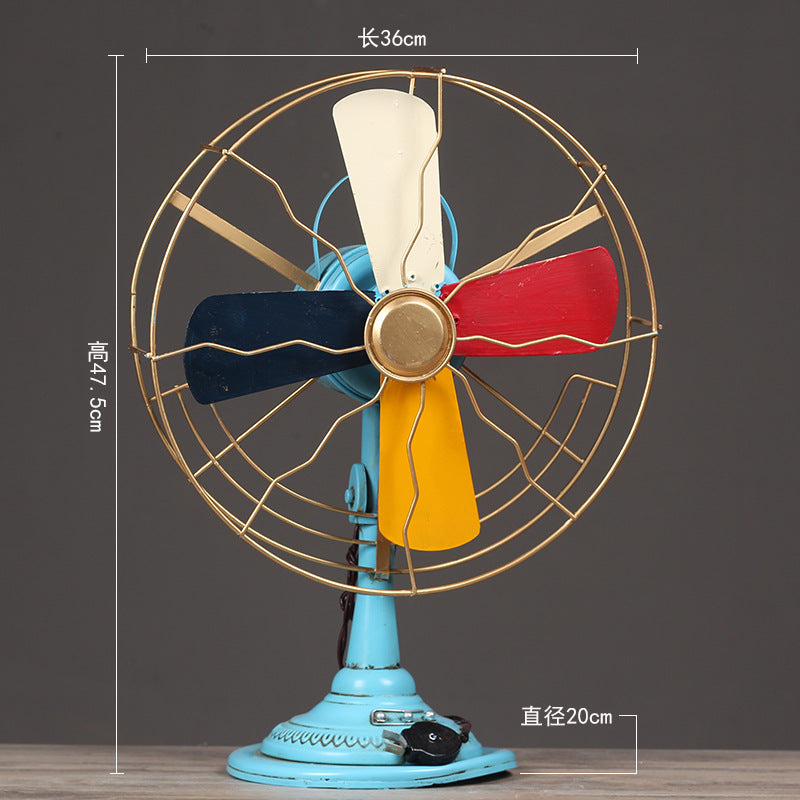 Vintage Table Fan Sculpture Homeandso
