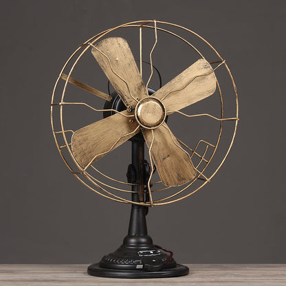 Vintage Table Fan Sculpture Homeandso