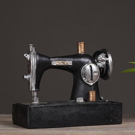 Vintage Sewing Machine Decorative Figurine Homeandso