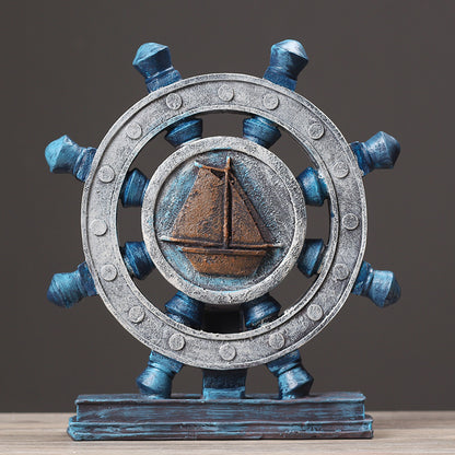 Nautical Ship Wheel Decor Homeandso
