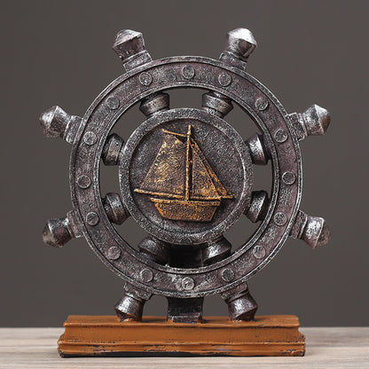 Nautical Ship Wheel Decor Homeandso