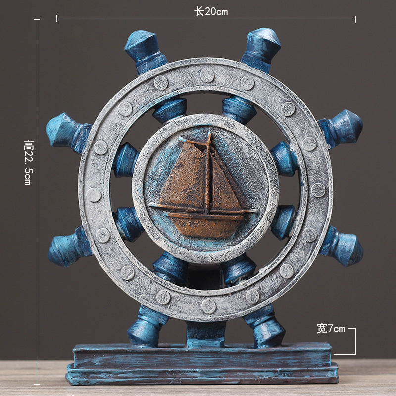 Nautical Ship Wheel Decor Homeandso