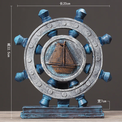 Nautical Ship Wheel Decor Homeandso