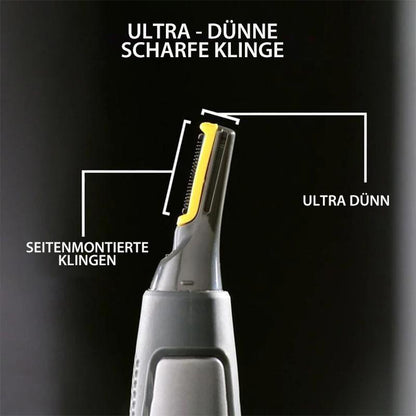 Precision Eyebrow Trimmer | Ultra-thin Electric Detail Shaver | Black