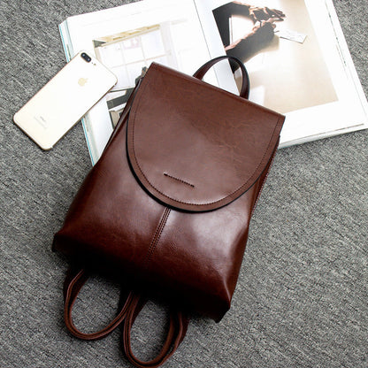 Backpack Women – Leather Look, 30 × 25 × 12 cm, 4 Colors