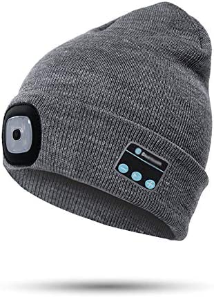 Bluetooth beanie with light Wireless headphones