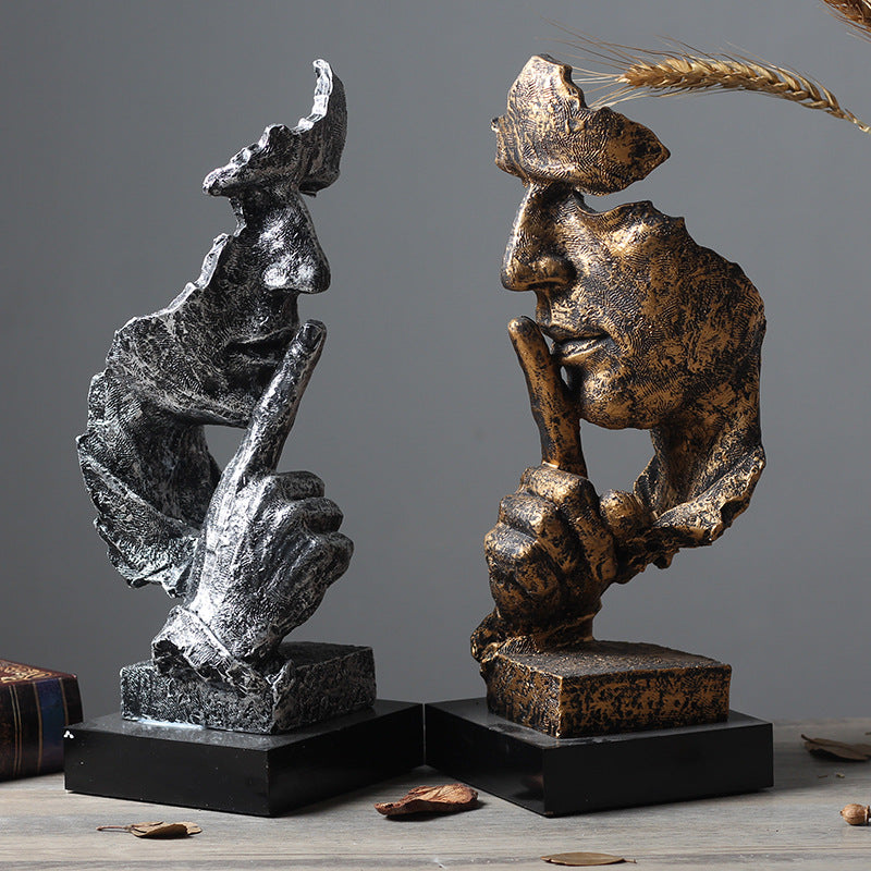 Contemporary Abstract Face Sculpture Homeandso