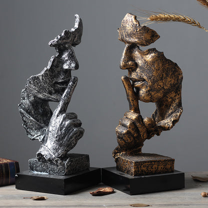 Contemporary Abstract Face Sculpture Homeandso