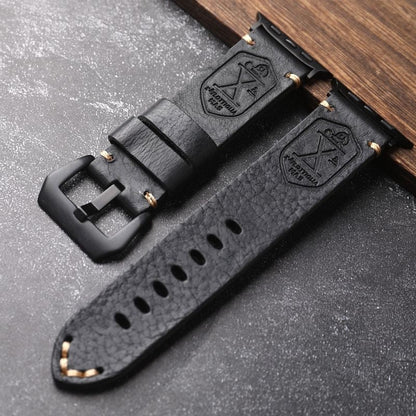 Handcrafted Vintage Leather Apple Watch Band
